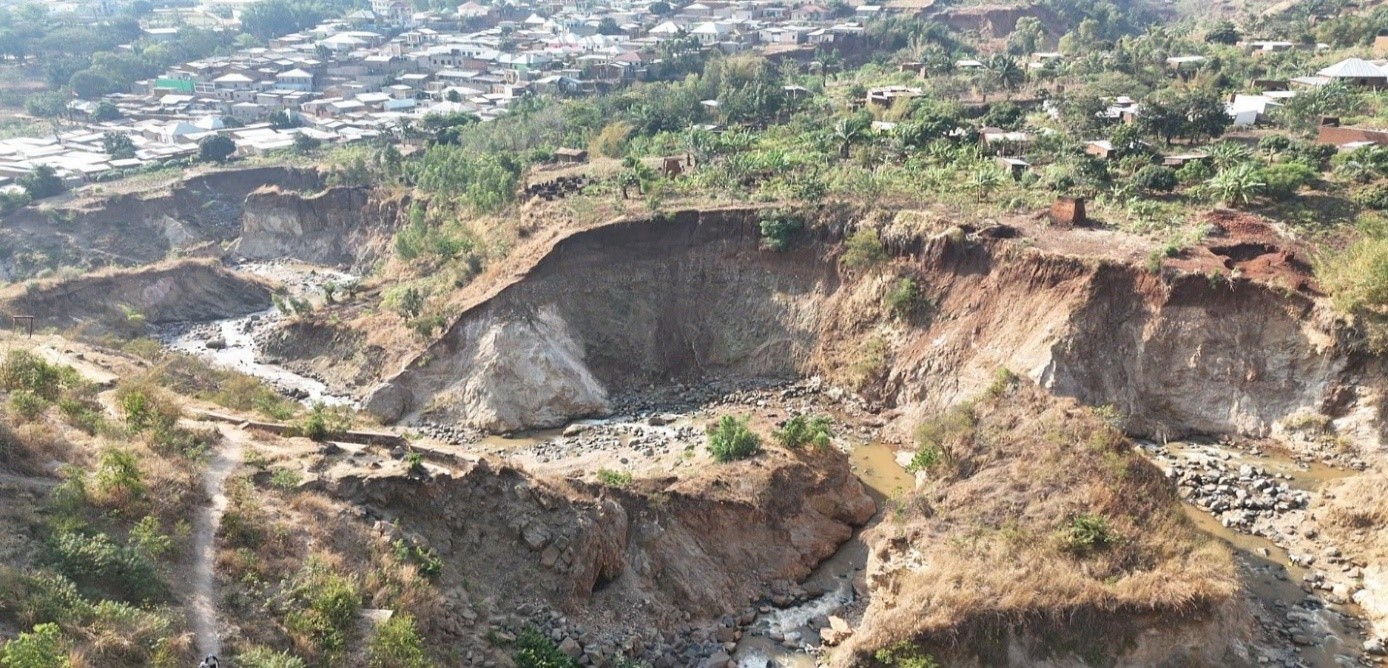 Paysage burundais - Bassin de la rivière Ntahangwa